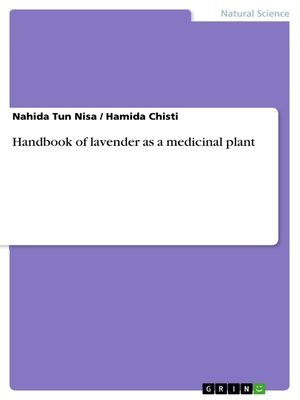 cover image of Handbook of lavender as a medicinal plant